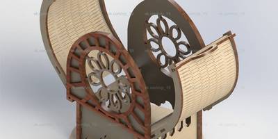 Макет фэнтези чайного домика