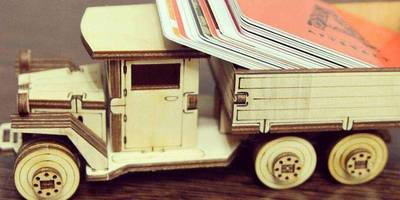 Сборная модель грузовика Полуторки 3