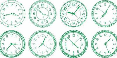 Часы набор циферблатов арабских 8шт