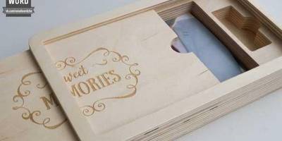 Шкатулка для фото с флешкой