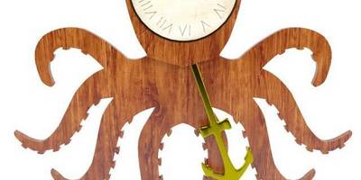 Часы осьминог с якорем