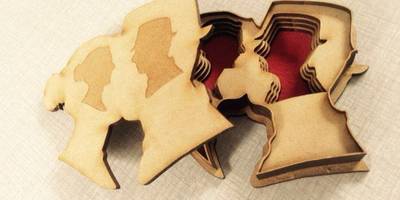 Шкатулка романтическая пара