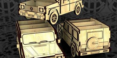 Сборная модель Mercedes gelandewagen