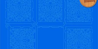 Шкатулка кубик с резьбой