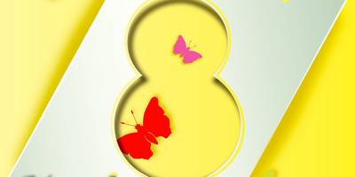 Дизайн 8 марта женский день 5