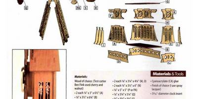 Часы ветряная мельница