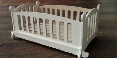 Кукольная мебель - кровать для куклы