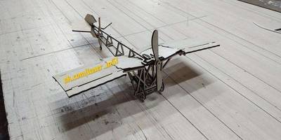 Сборные модели моноплата с винтом 10