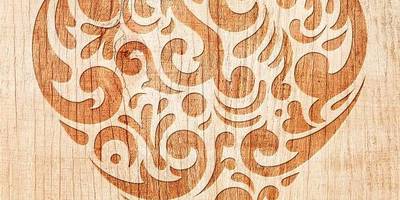 8 марта ажурное сердце