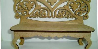 Кукольная мебель - скамья