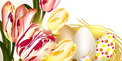 Открытка в Пасху