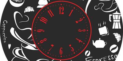 Часы coffee time