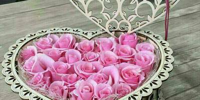 Шкатулка heart flower box