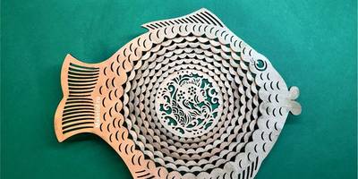 Конфетница рыба