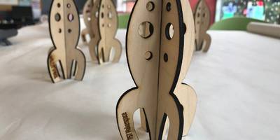 Мини ракета dxf