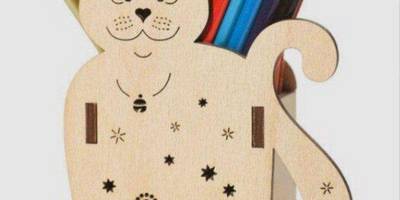 Карандашница Кошечка 130