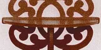 Резная полка