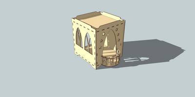 Модульный домик для кошек