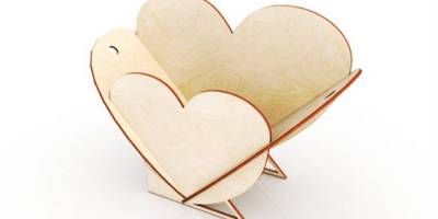 8 марта корзинка сердца цветочная