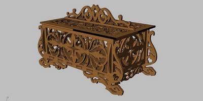 Шкатулочка узорная