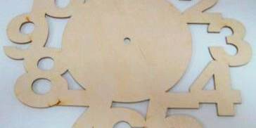 Часы заготовка большие цифры