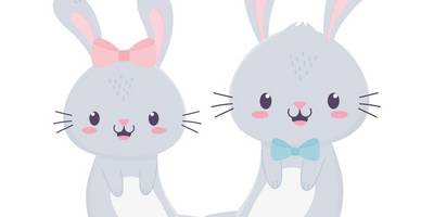 Милые зайки на Пасху