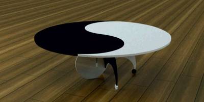 Столик инь-янь