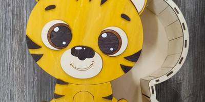 Коробочка с тигренком