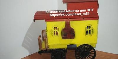 Шкатулка вагончик для сладостей