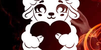 Овечка с сердечком