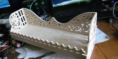 Полка резная 3