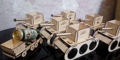 Упаковка под пиво танк 3