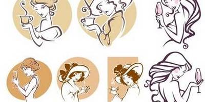 8 марта женские силуэты ретро