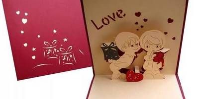 8 марта обьемная открытка