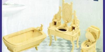 Кукольная мебель - ванная