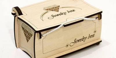 Шкатулка для украшений на резинке