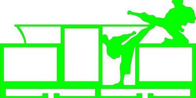 Медальница Карате 25