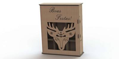 Коробка для бутылки 3