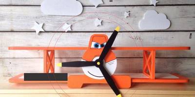 Детская полка самолетик