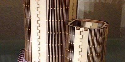 Карандашница из фанеры 129