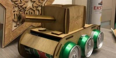 Танк из фанеры под пиво чертеж