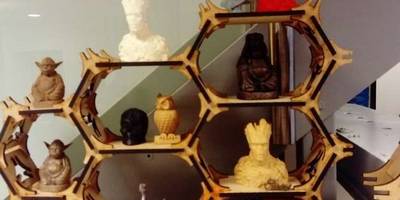 Расширяемые шестигранные полки