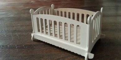 Кукольная мебель - люлька