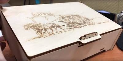 Шкатулка decorative wooden box with lock