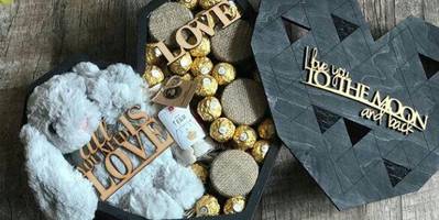 Шкатулка heart shape box