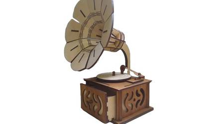 Граммофон-шкатулка