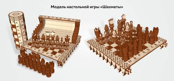 Шахматы из фанеры