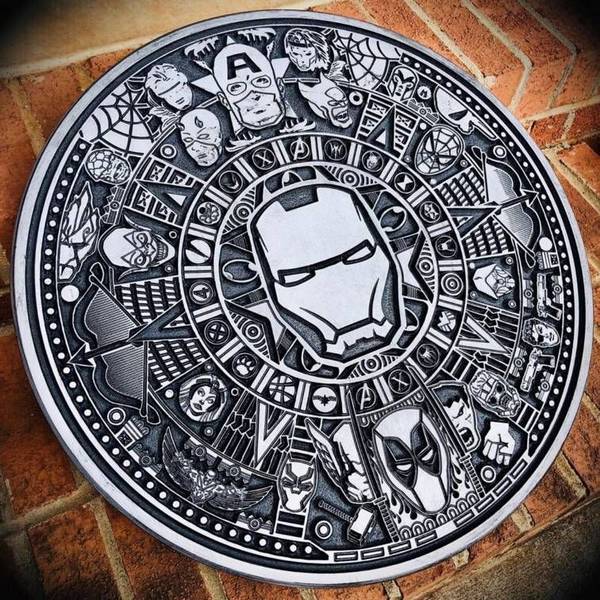 Оригинальный подарок на 23 февраля календарь marvel