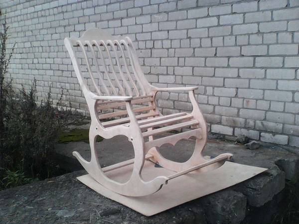 Кресло качалка на фанере