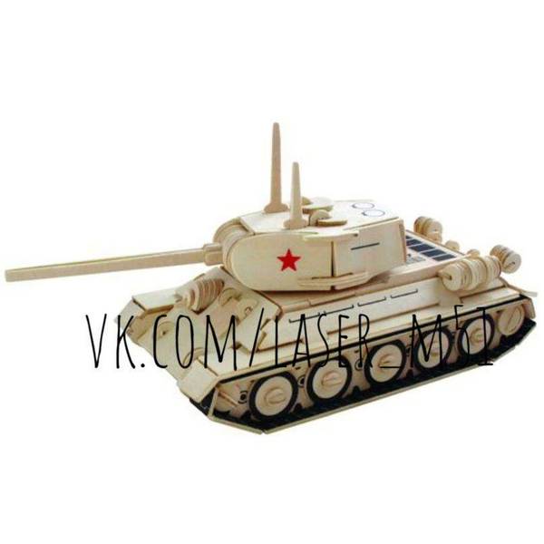 Сборная модель Танк Т-34 114